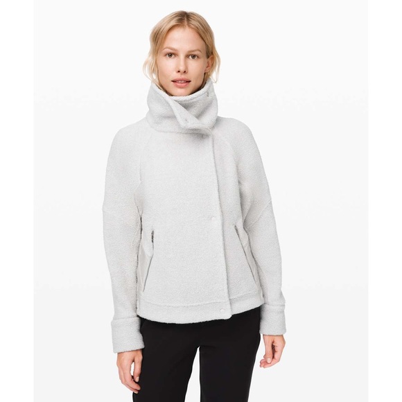 lululemon athletica Jackets & Blazers - Lululemon Show Me The Sherpa Jacket in Heathered Ceramic/Ceramic